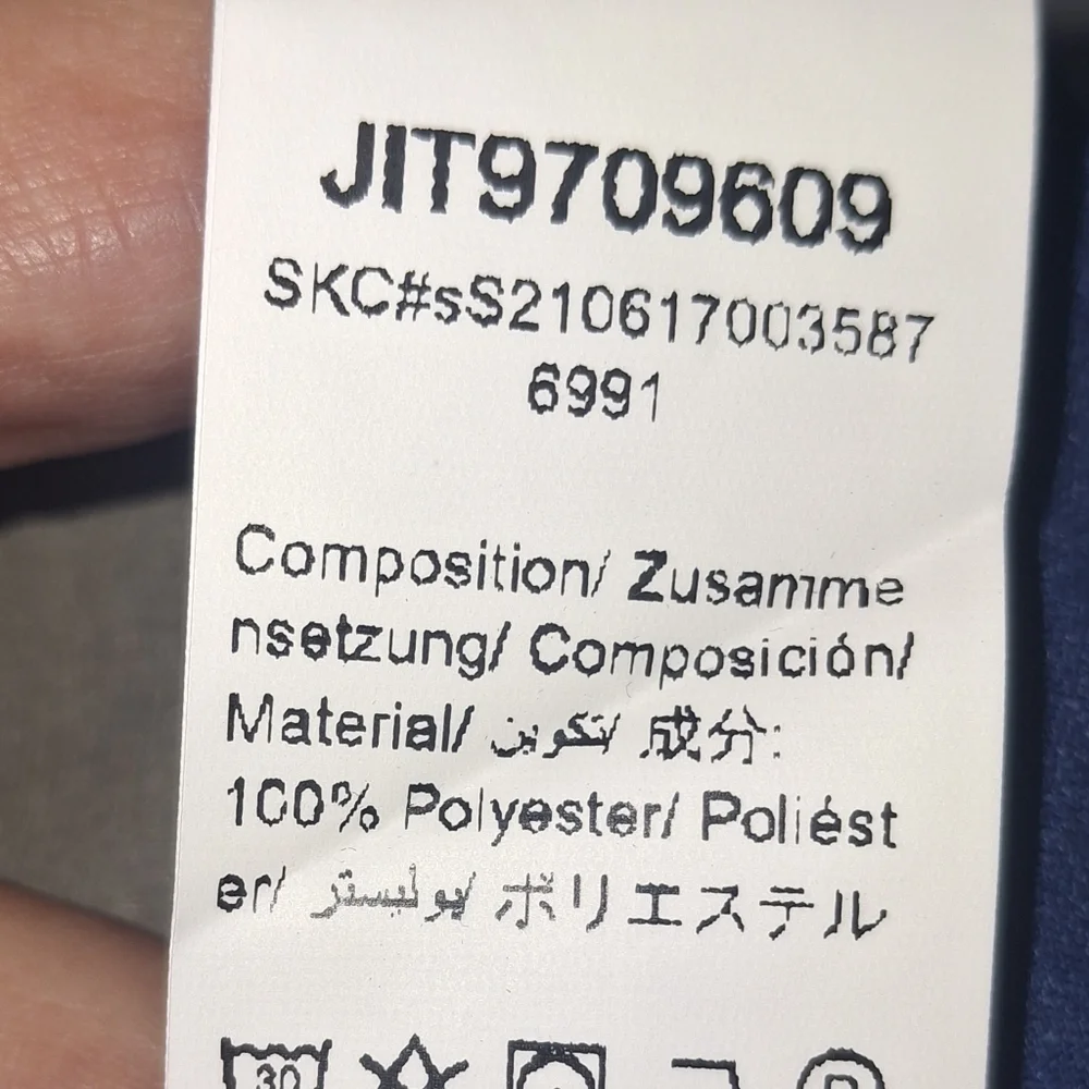 Blue and Tan Short Sleeve Blouse- W Sz XL - Picture 6 of 6